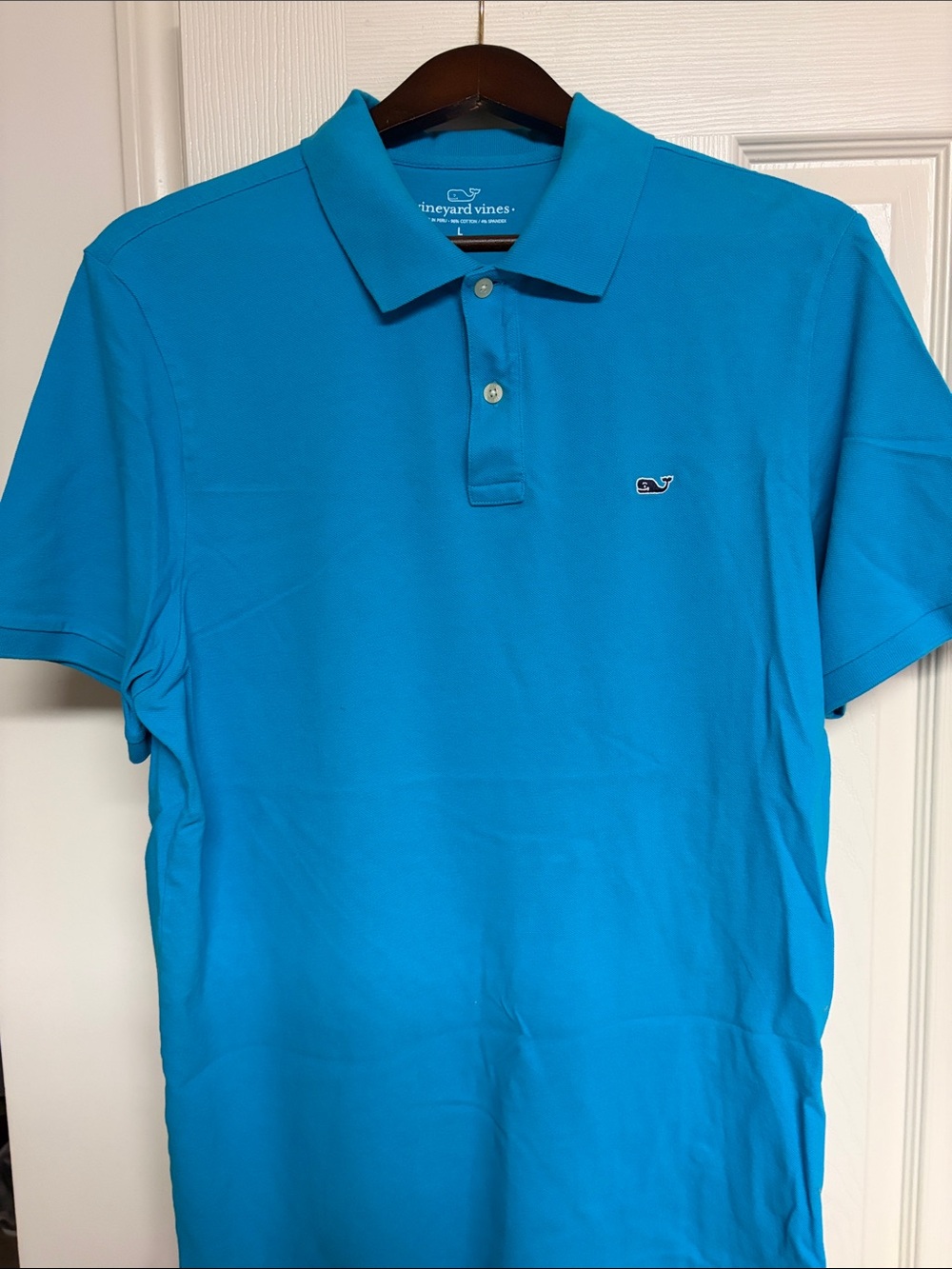 Vineyard Vines Men’s Polo in Turquoise Blue